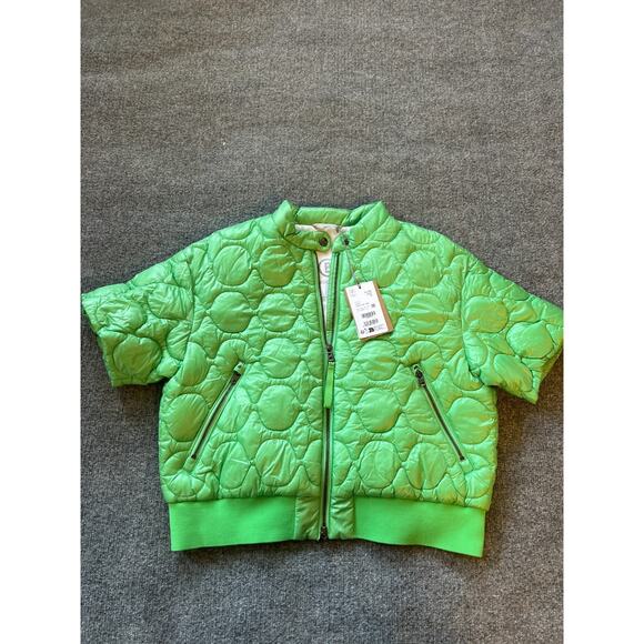 NWT $590 Bogner Green Laia Short Sleeve Full-Zip Quilted Jacket Size M , 8. 38 - Picture 8 of 14